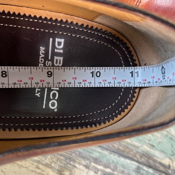Di Blanco Spqr Oxfords Mens Size 9D Brown Leather Cap Toe Dress Formal Shoes - Picture 12 of 15